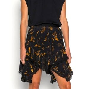 All saints high low skirt